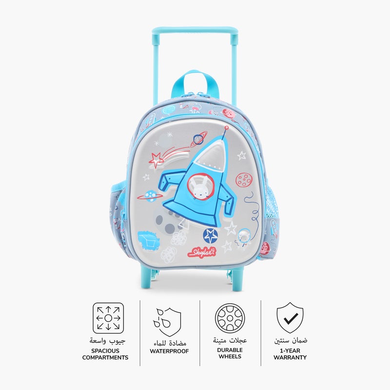 Skylar Space Print Trolley Bag for Kids - Image 4